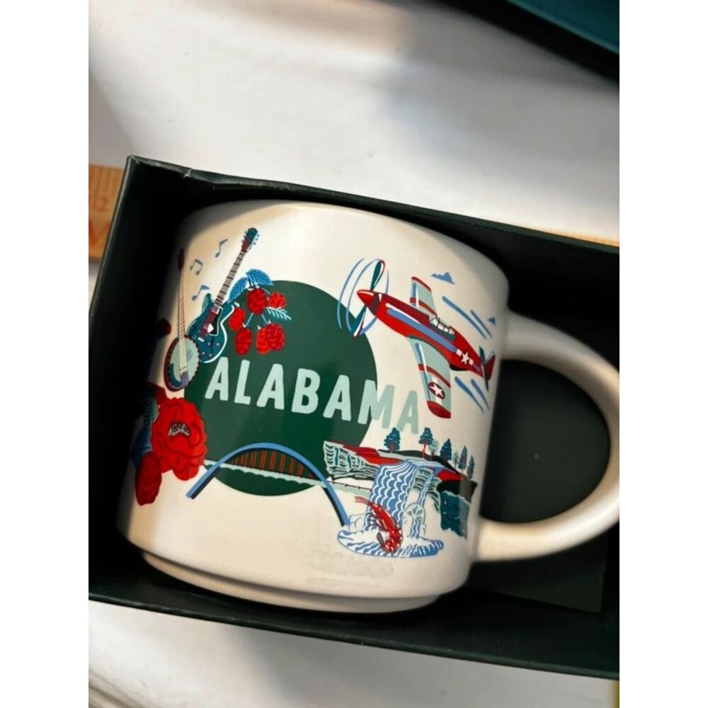 New Alabama Starbucks Mug Discovery Series New in the Box